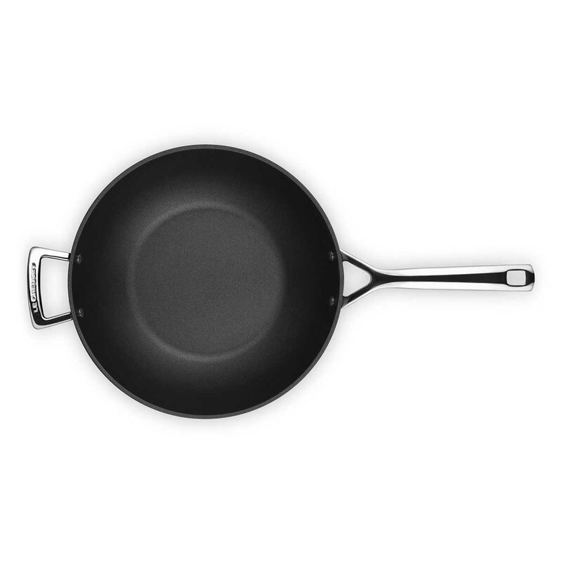 Le Creuset Toughened Non-Stick Stir-Fry Wok with Helper Handle 30cm image number 2